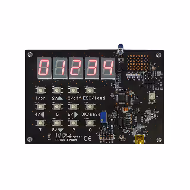 S5U1C17M13T1100 Epson Electronics America Inc-Semiconductor Div  Cartes d'évaluation - Embarquées - MCU DSP